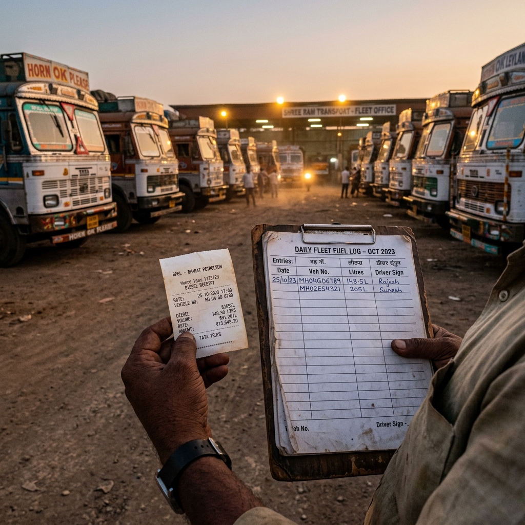 How to Make a Diesel Bill for Fleet Management Records