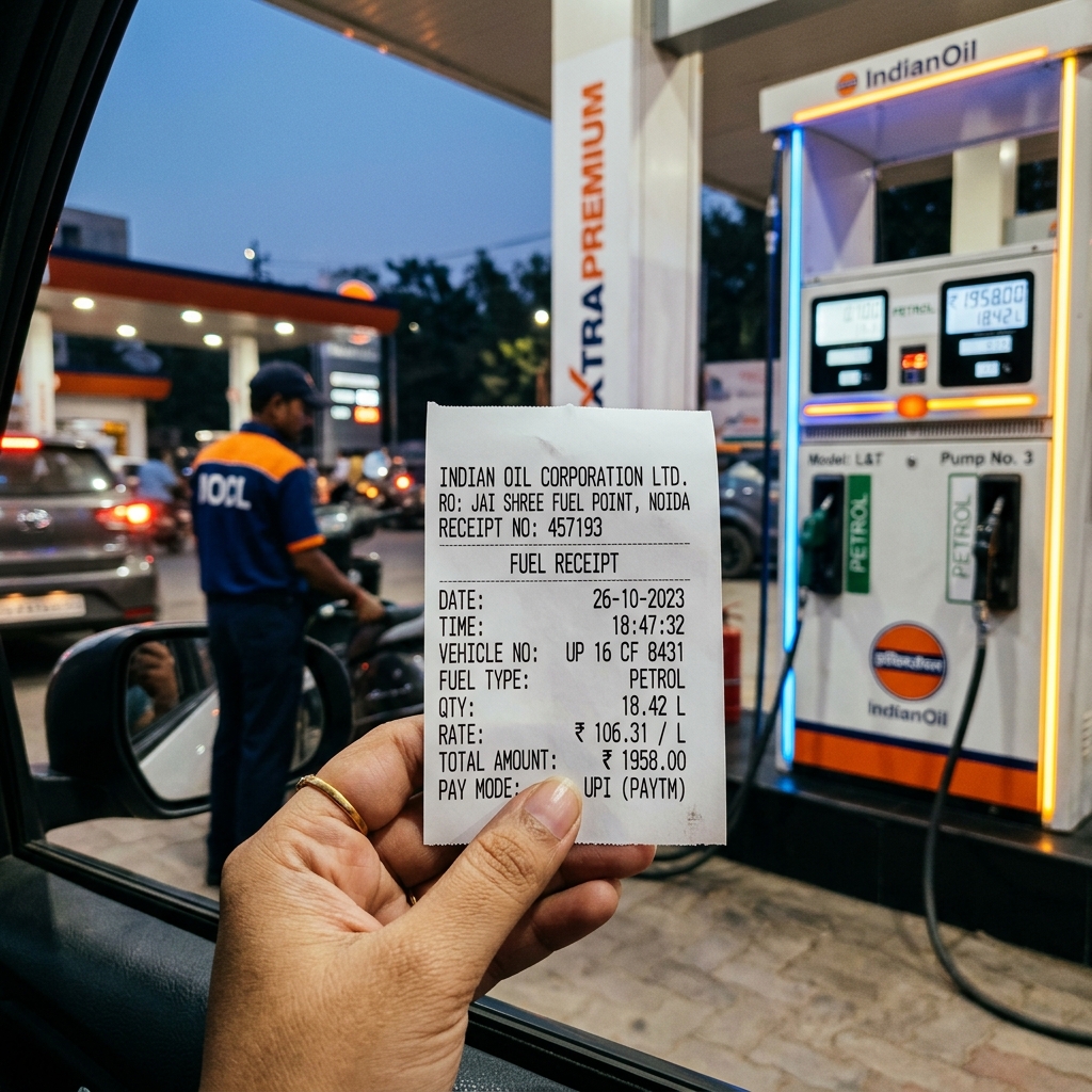 How to Generate a Petrol Bill for Reimbursement Claims in India