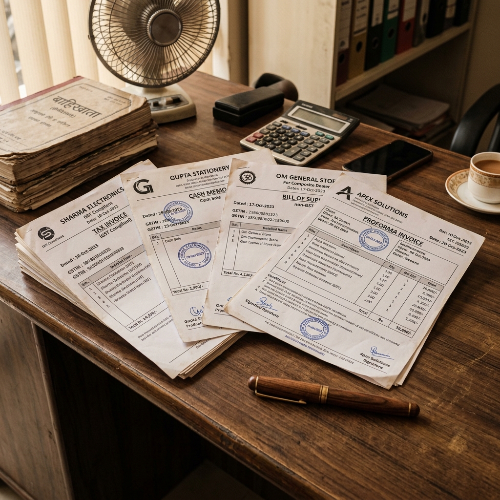 7 Types of Bills Every Small Business in India Needs to Know
